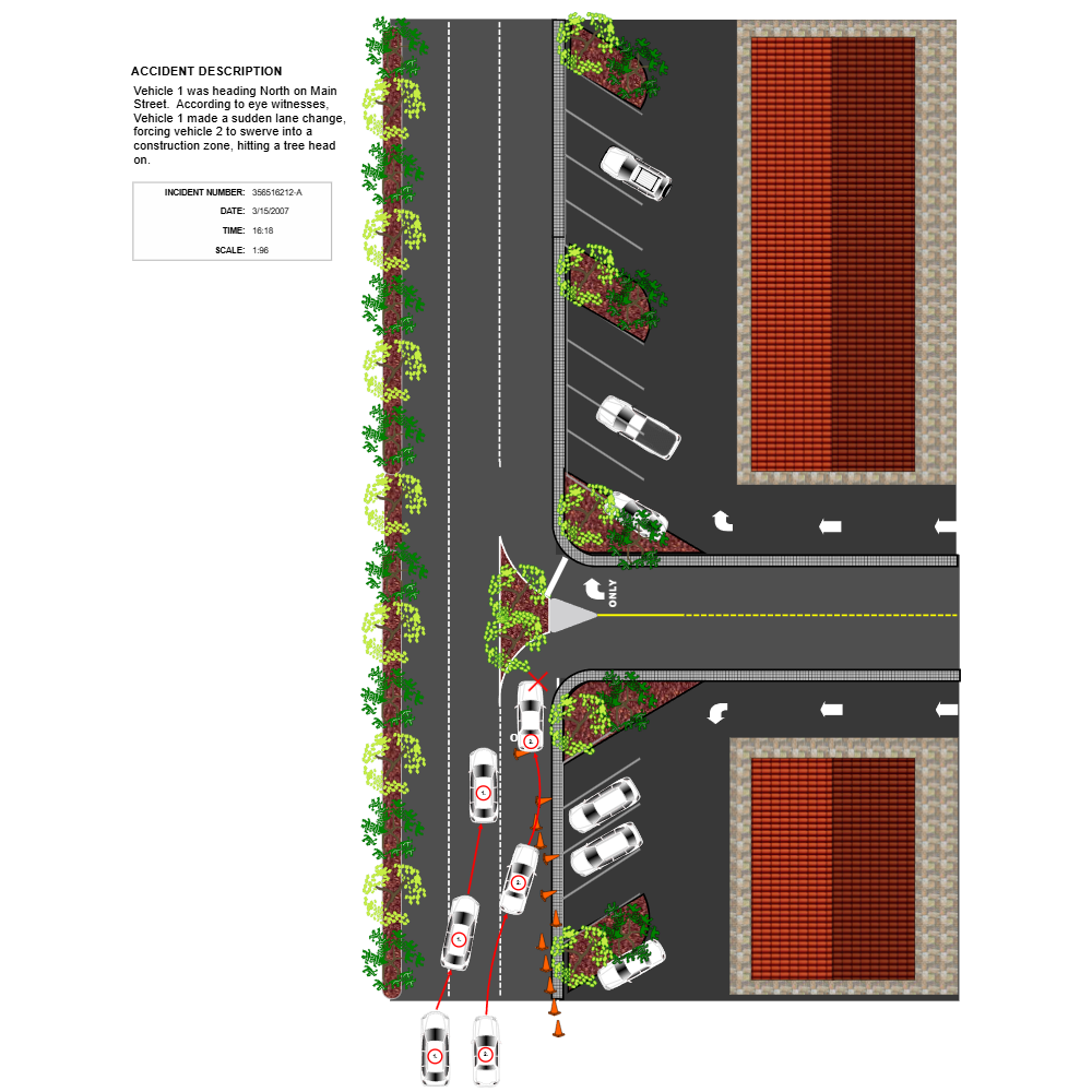 Example Image: Street Accident Reconstruction