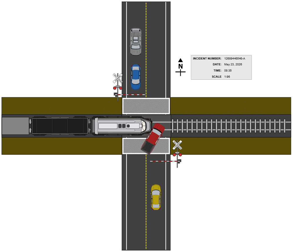 Example Image: Train Car Accident Reconstruction