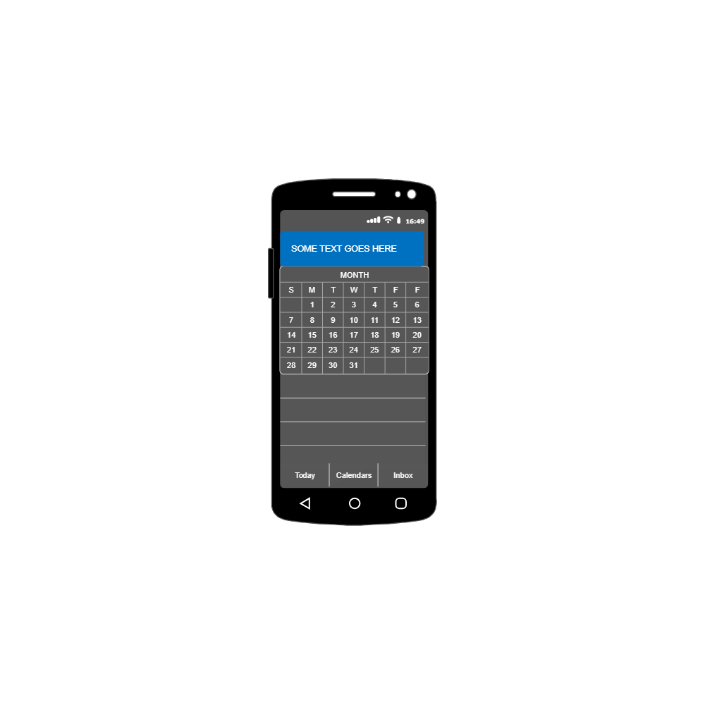 Example Image: Android - Calendar - 1