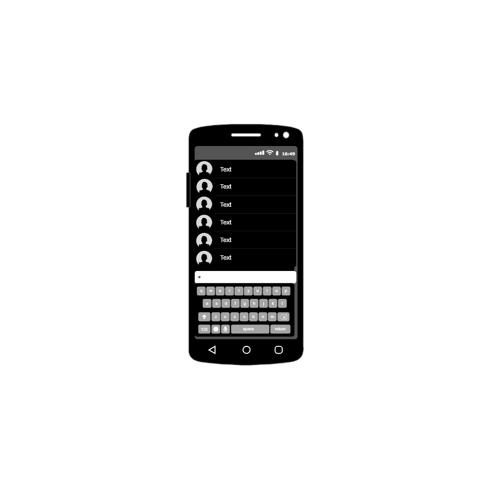 Example Image: Android - Contacts
