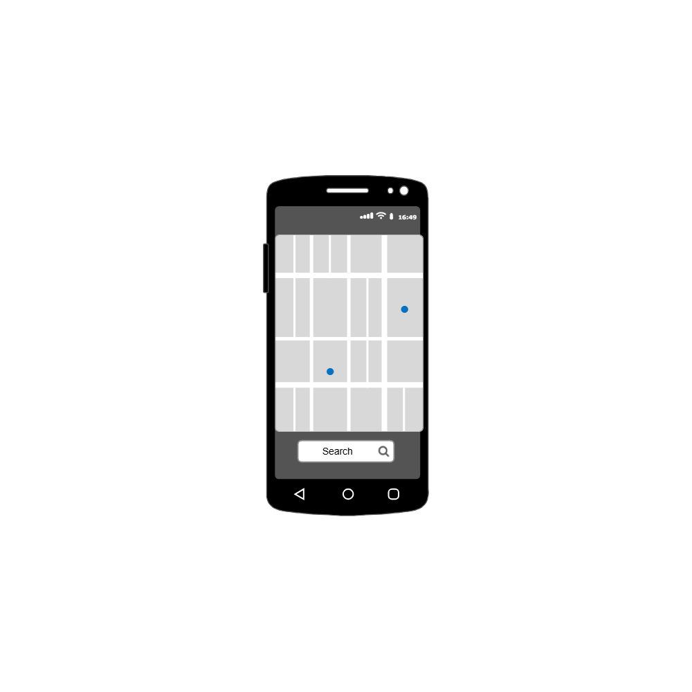 Example Image: Android - Map