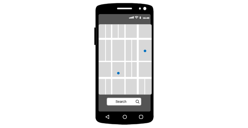 Example Image: Android - Map