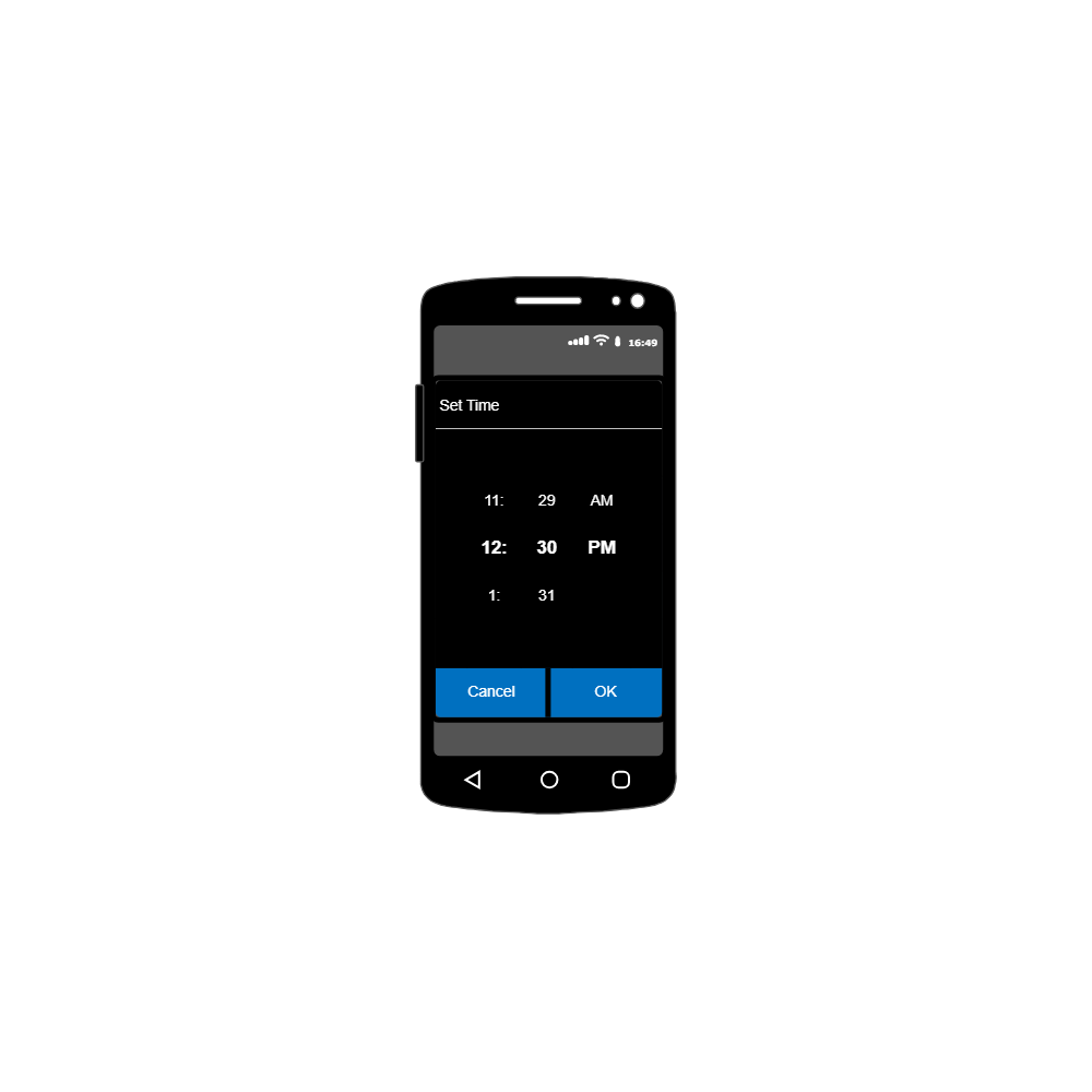 Example Image: Android - New Entry