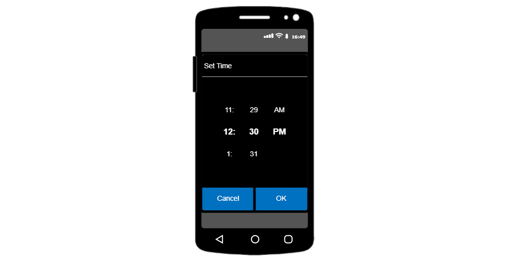 Example Image: Android - New Entry