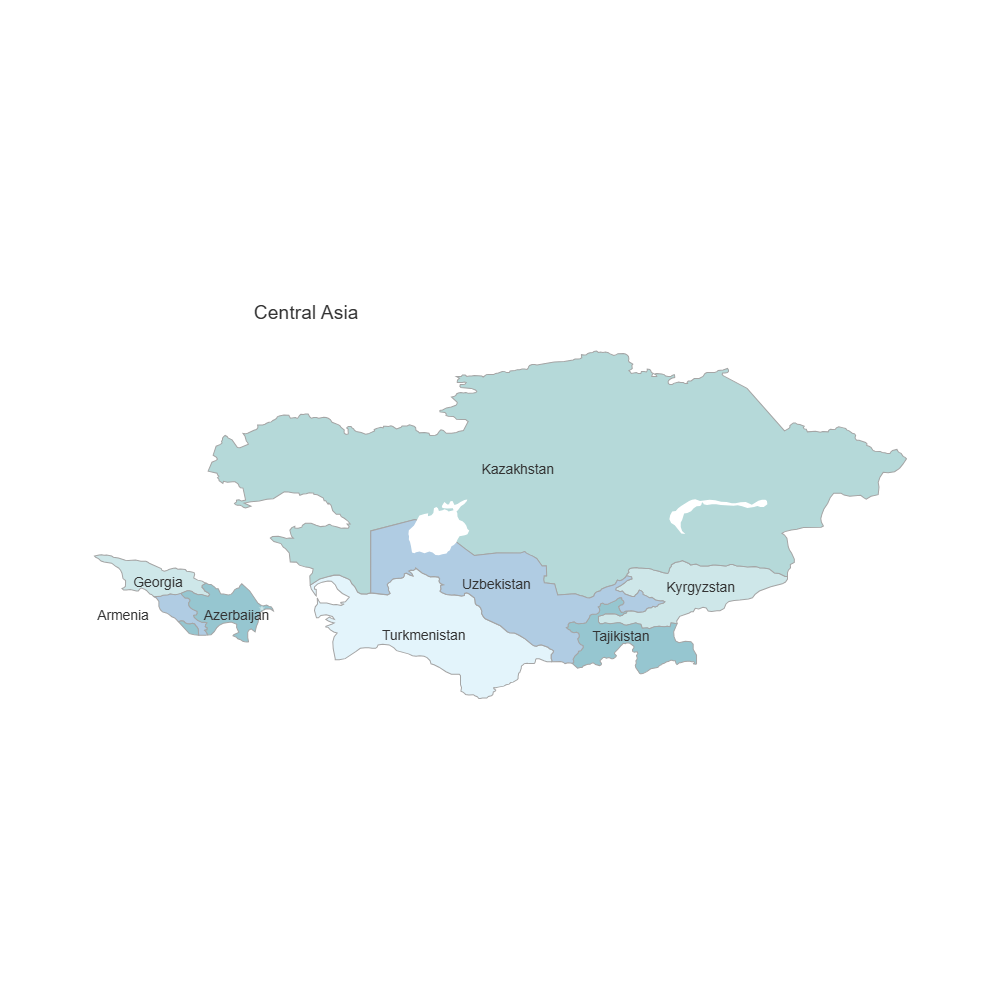 Example Image: Central Asia Map