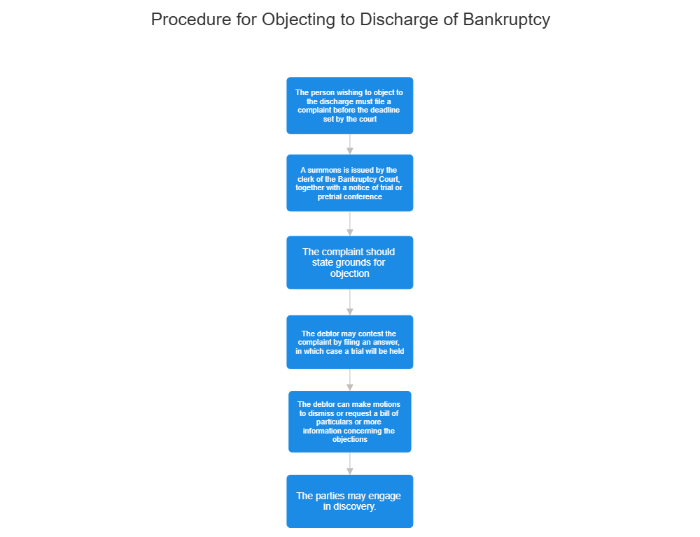 Example Image: Procedure for Objecting to Discharge of Bankruptcy