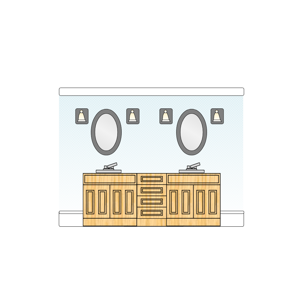 Example Image: Bathroom Elevation - 1