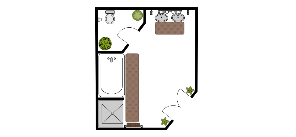 Example Image: Master Bathroom Plan