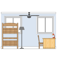 Bedroom Elevation - 2