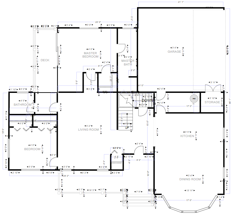 CAD blueprint