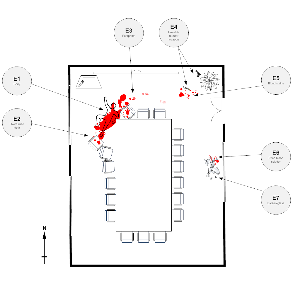 Example Image: Crime Scene - Conference Room