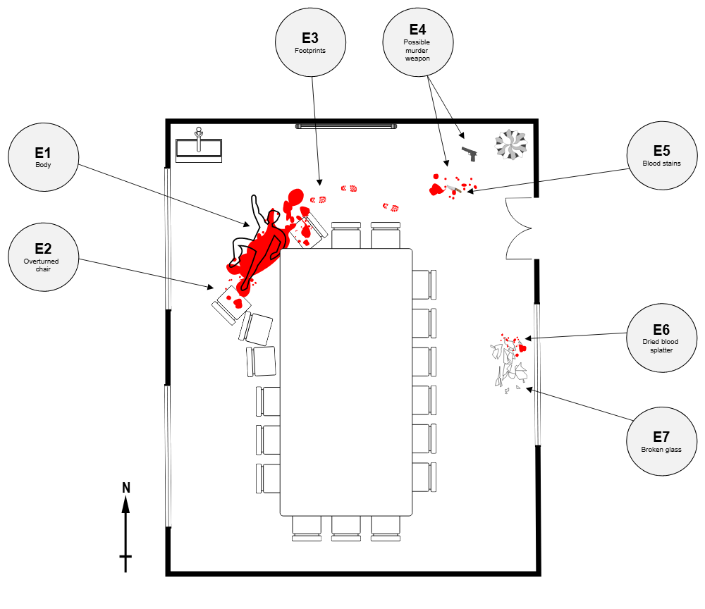 Example Image: Crime Scene - Conference Room