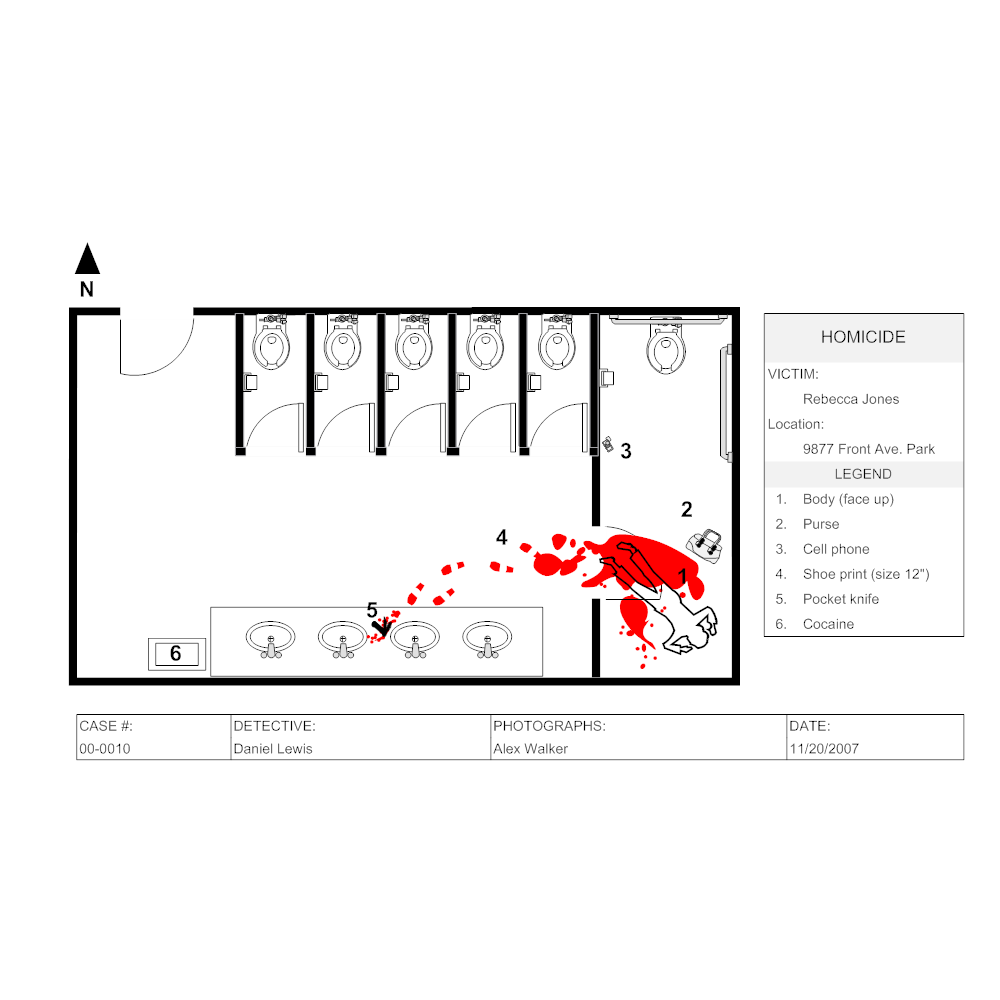 Example Image: Crime Scene - Public Restroom