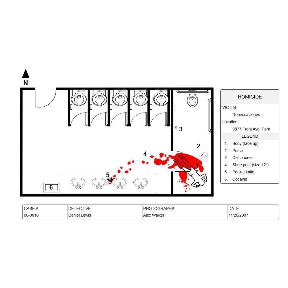 Example Image: Crime Scene - Public Restroom