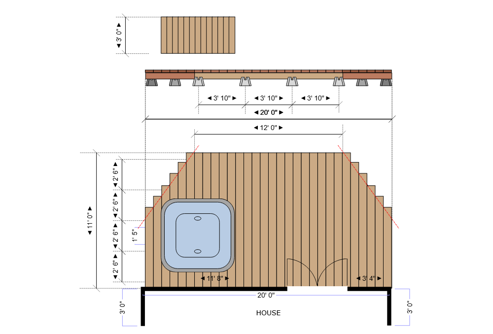 Example Image: Pool Deck Plan