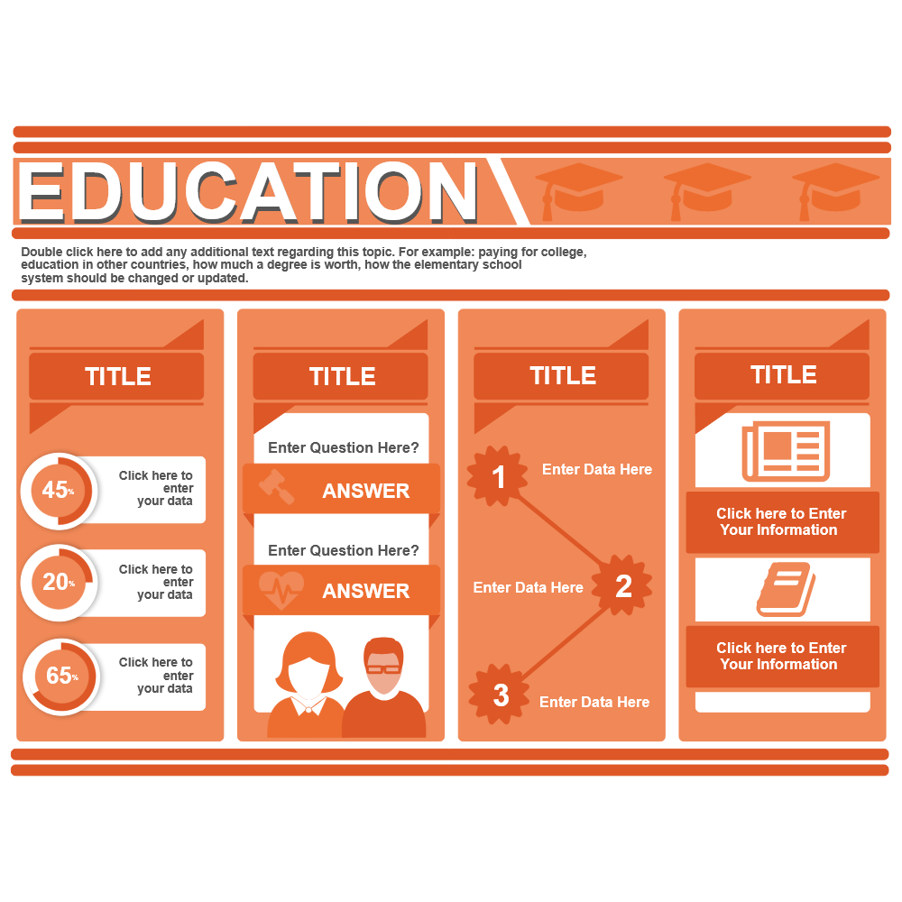 Example Image: Education Infographic with Columns