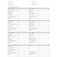 Statement of Assets