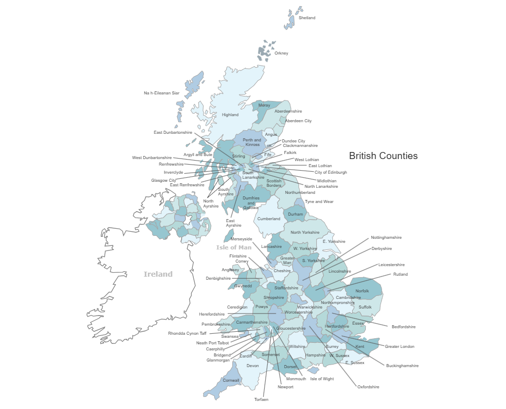 Example Image: British Counties