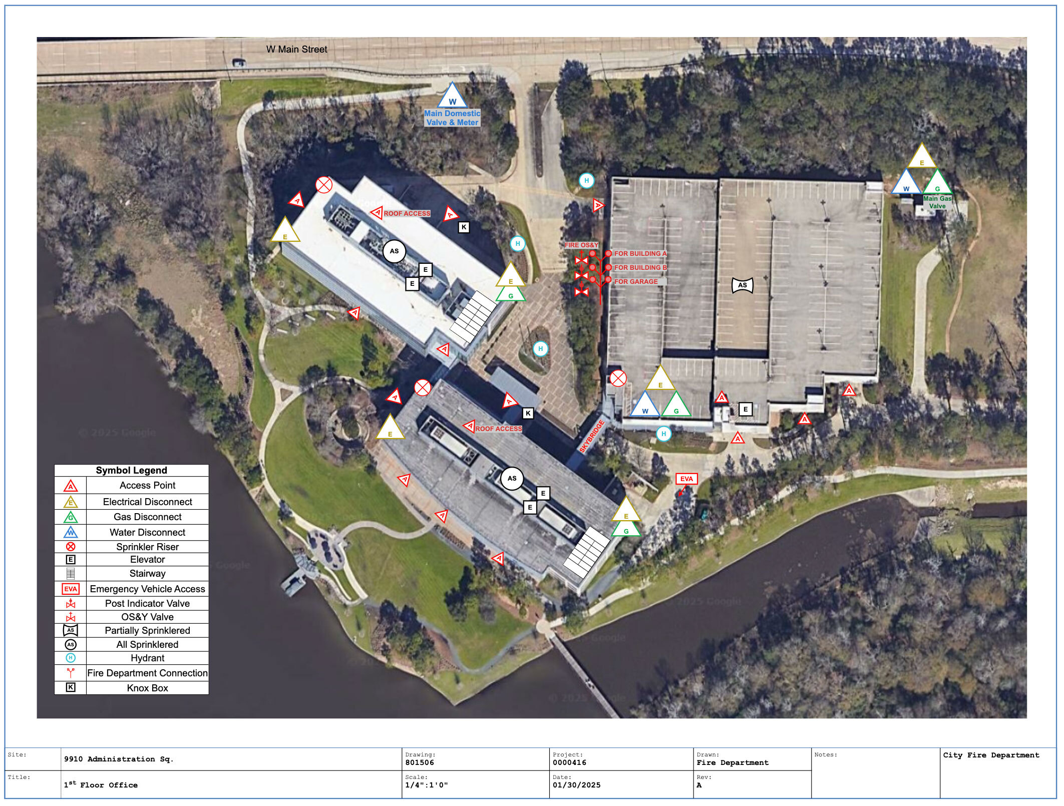 Fire pre plan example