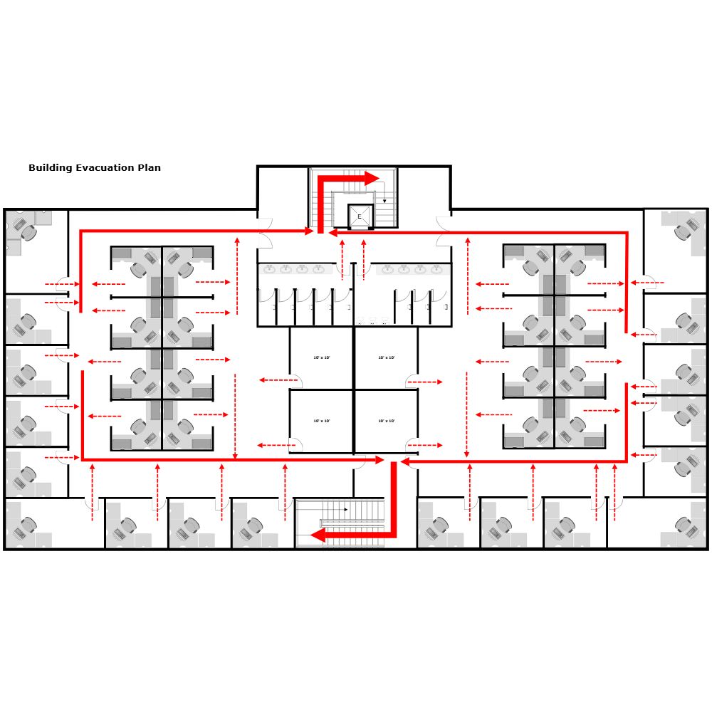 Example Image: Building Evacuation Plan - 1