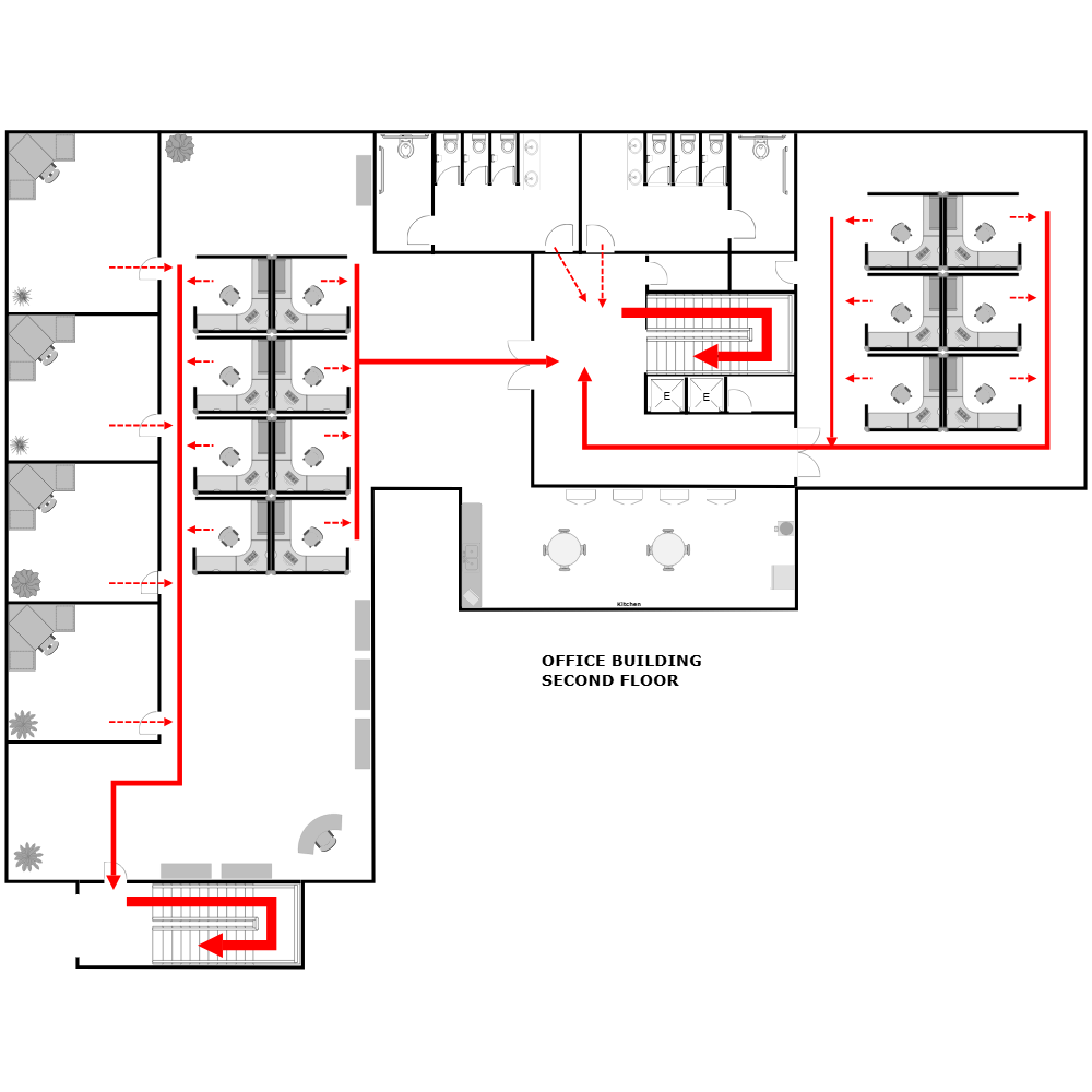 Example Image: Building Evacuation Plan - 2