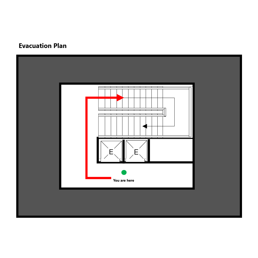 Example Image: Elevator Evacuation Plan - 1