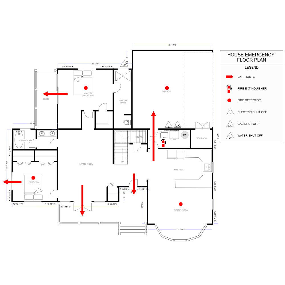 Example Image: Emergency House Layout