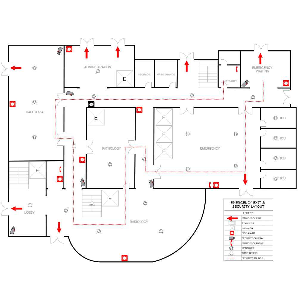 Example Image: Hospital Emergency Plan