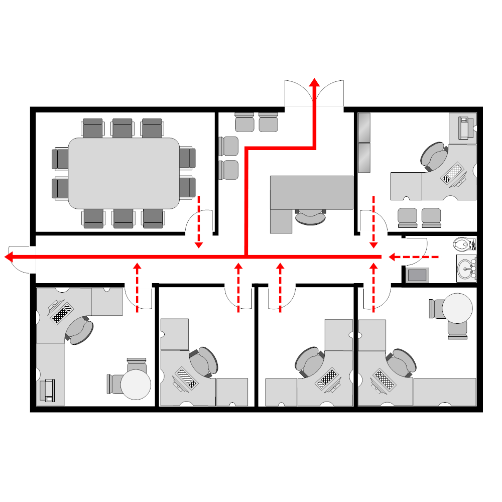 Example Image: Office Evacuation Plan - 2