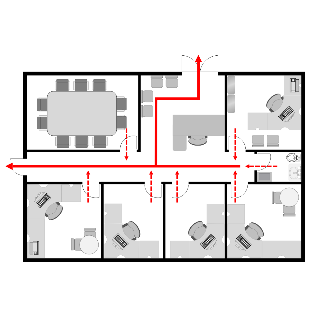 Example Image: Office Evacuation Plan - 2