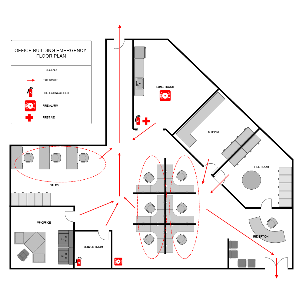 Example Image: Office Evacuation and Fire Escape Plan