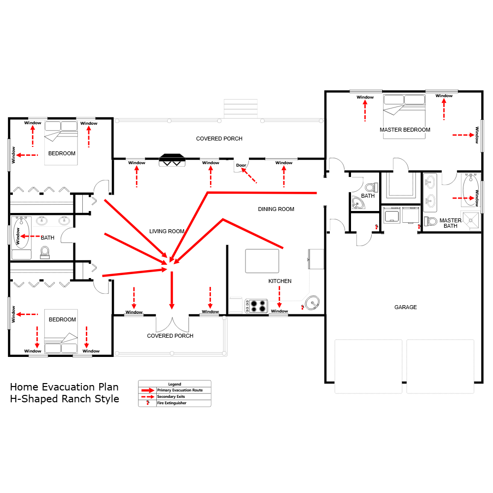 Example Image: Residential Evacuation Plan - 2