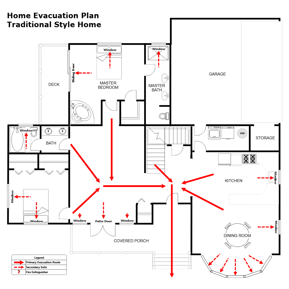 Example Image: Residential Evacuation Plan - 3