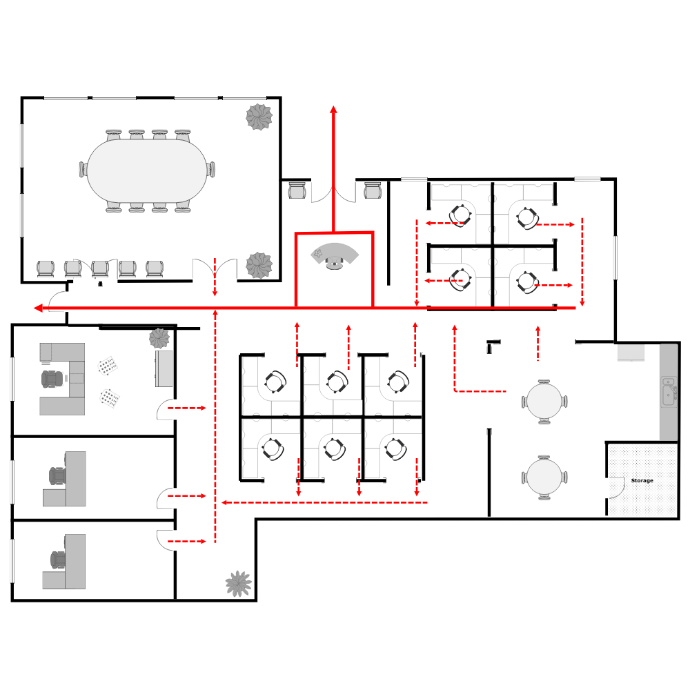 Example Image: Workplace Evacution Plan