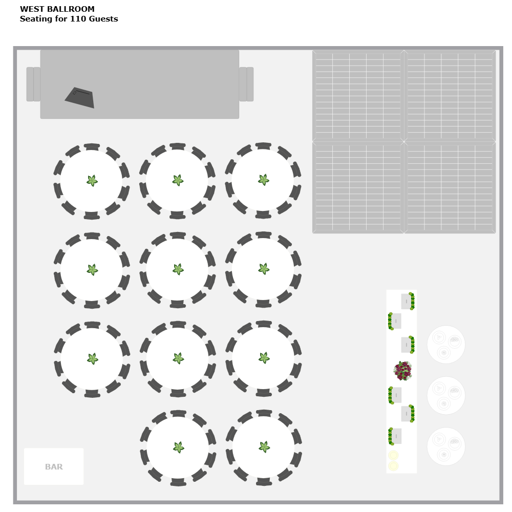 Example Image: Banquet Hall Layout