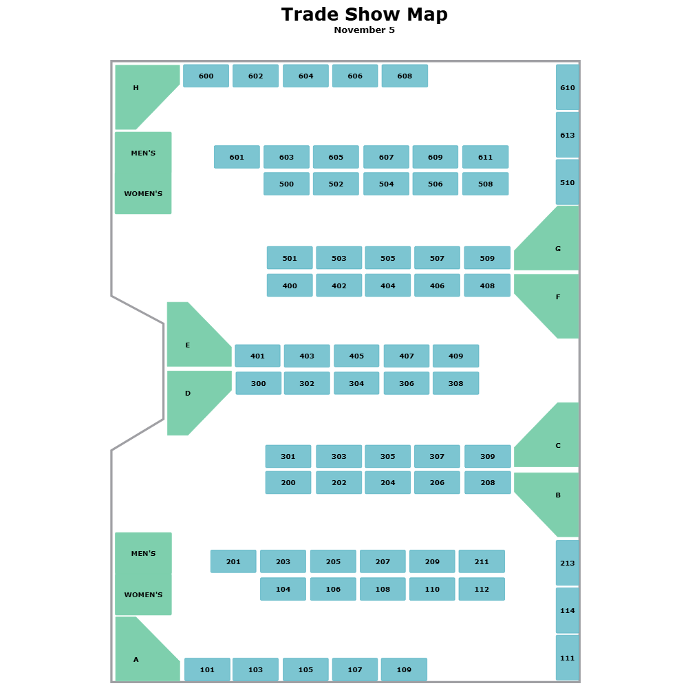 Example Image: Trade Show Map