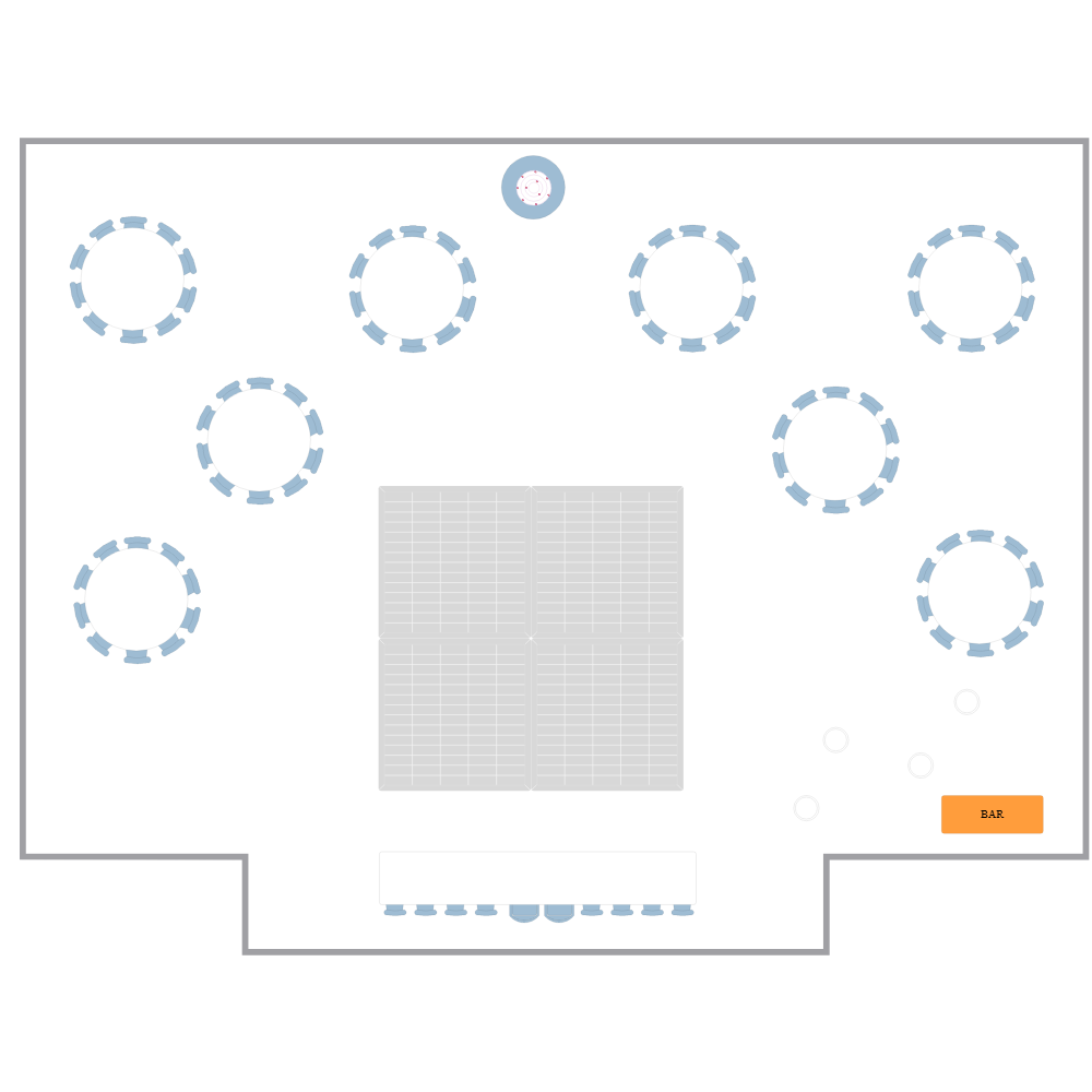 Example Image: Wedding Reception Layout