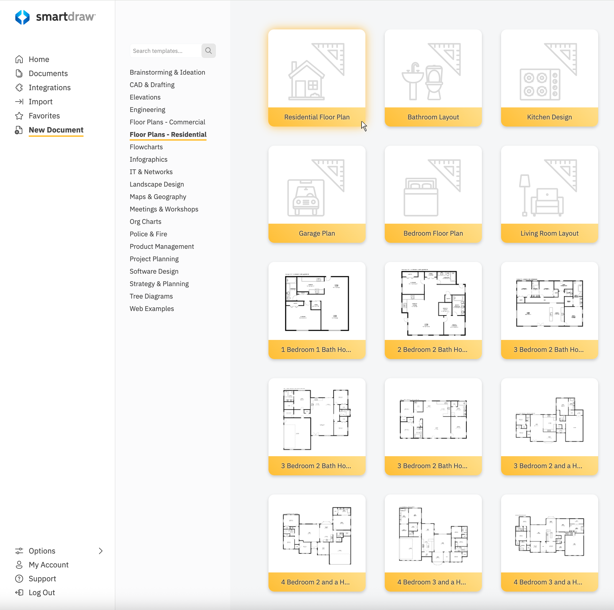 Floor Plan Templates