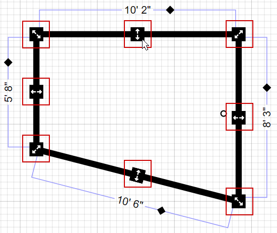 Adjust wall placement