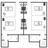 Healthcare Facility Plan - Patient Room