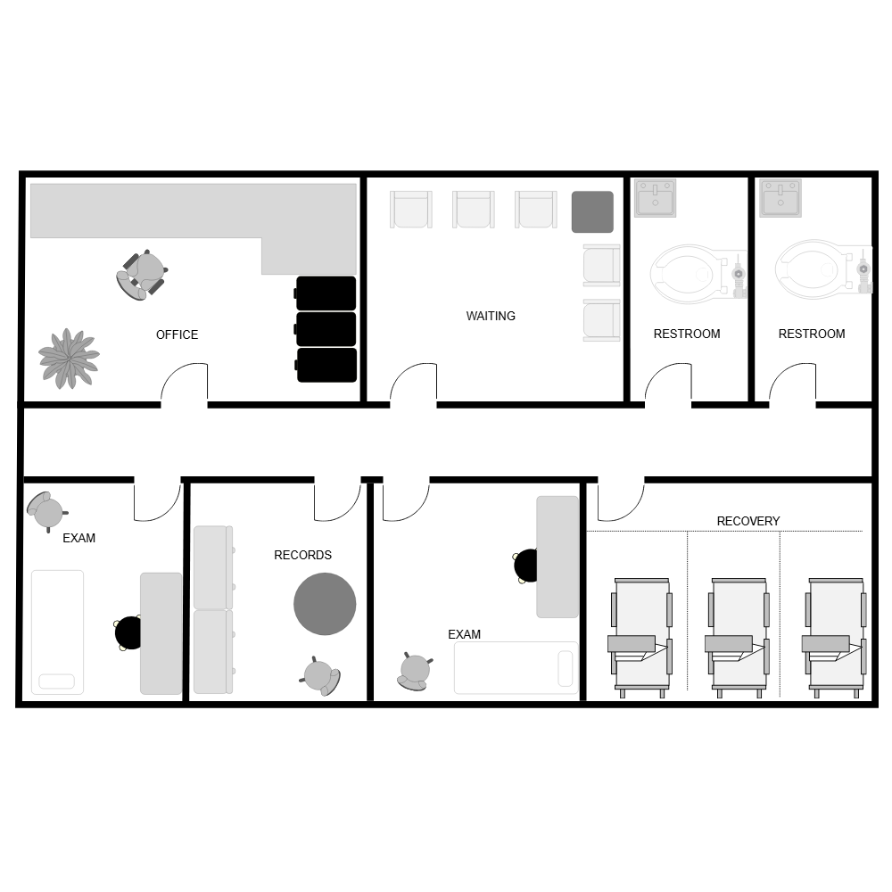 Example Image: Outpatient Clinic Facility Plan