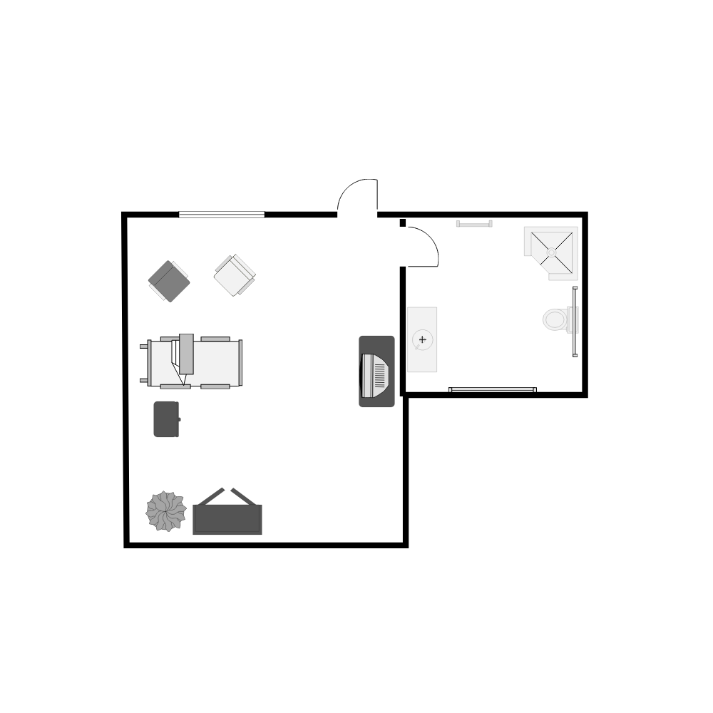 Example Image: Patient Room Floor Plan