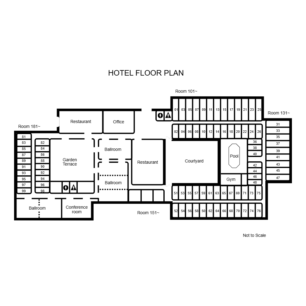 Example Image: Hotel Space Plan