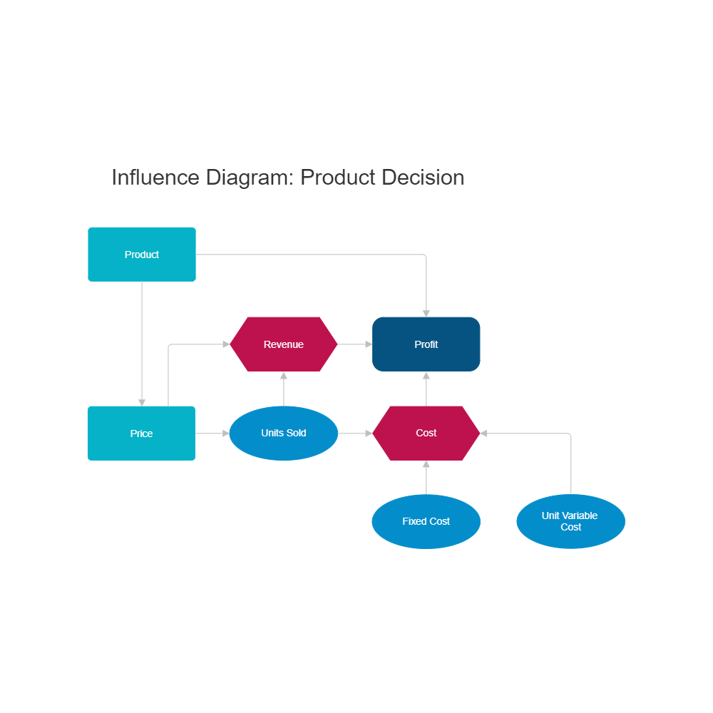 Example Image: Influence Diagram - Product Decision