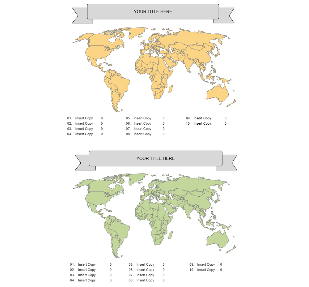 Example Image: World Data Map Infographic