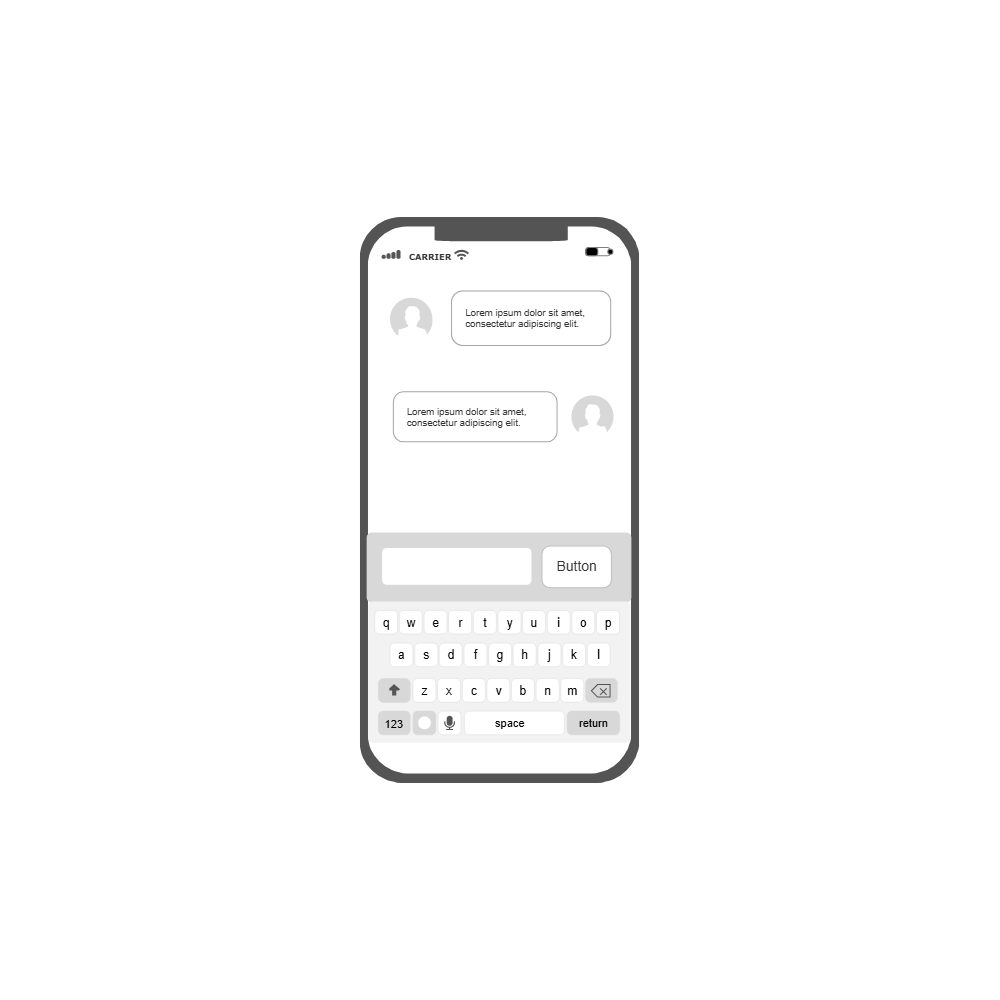 Example Image: iOS - Messaging