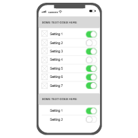 iOS Wireframes