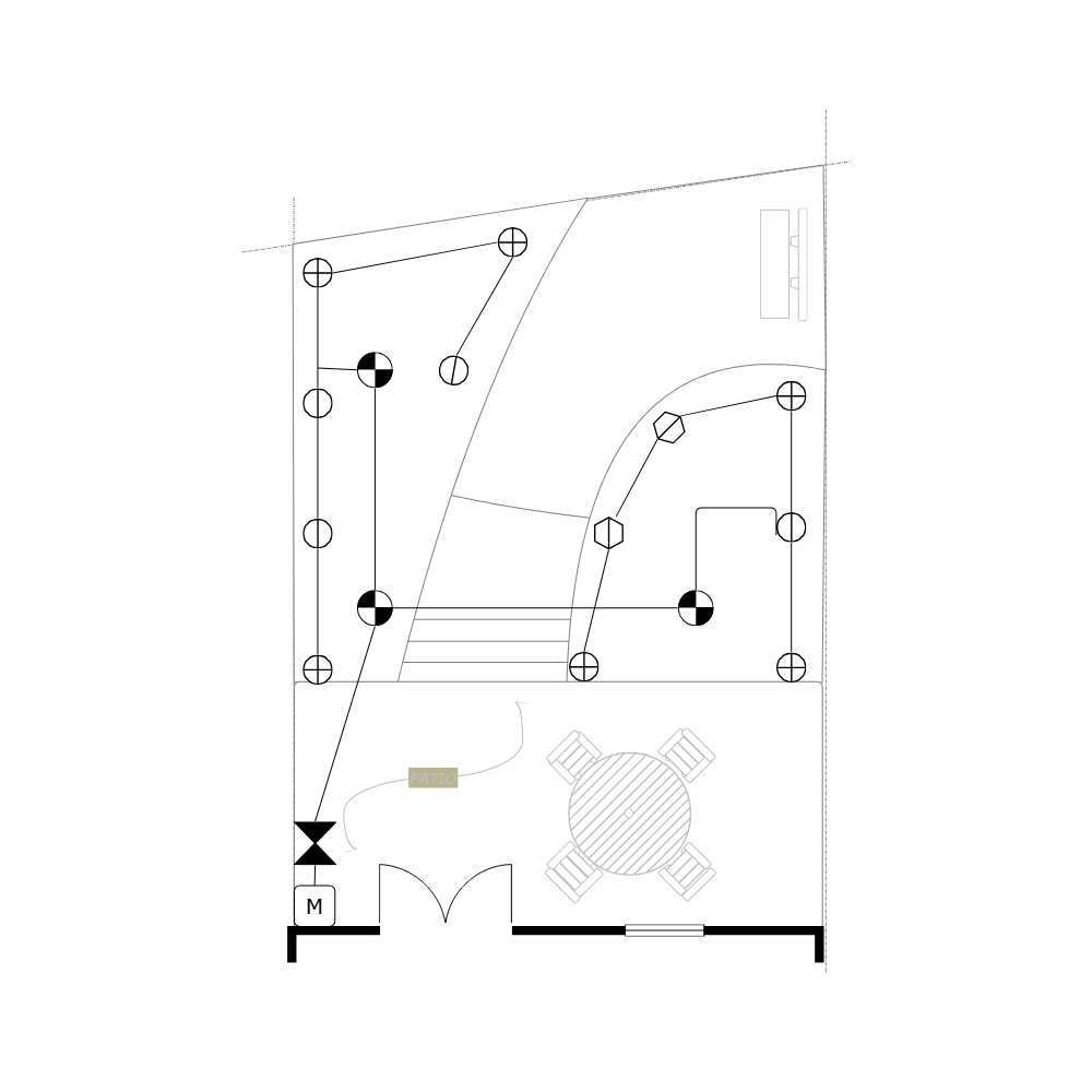 Example Image: Irrigation Plan - Backyard