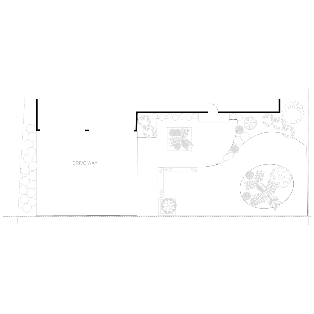 Example Image: Irrigation Plan - Front Yard