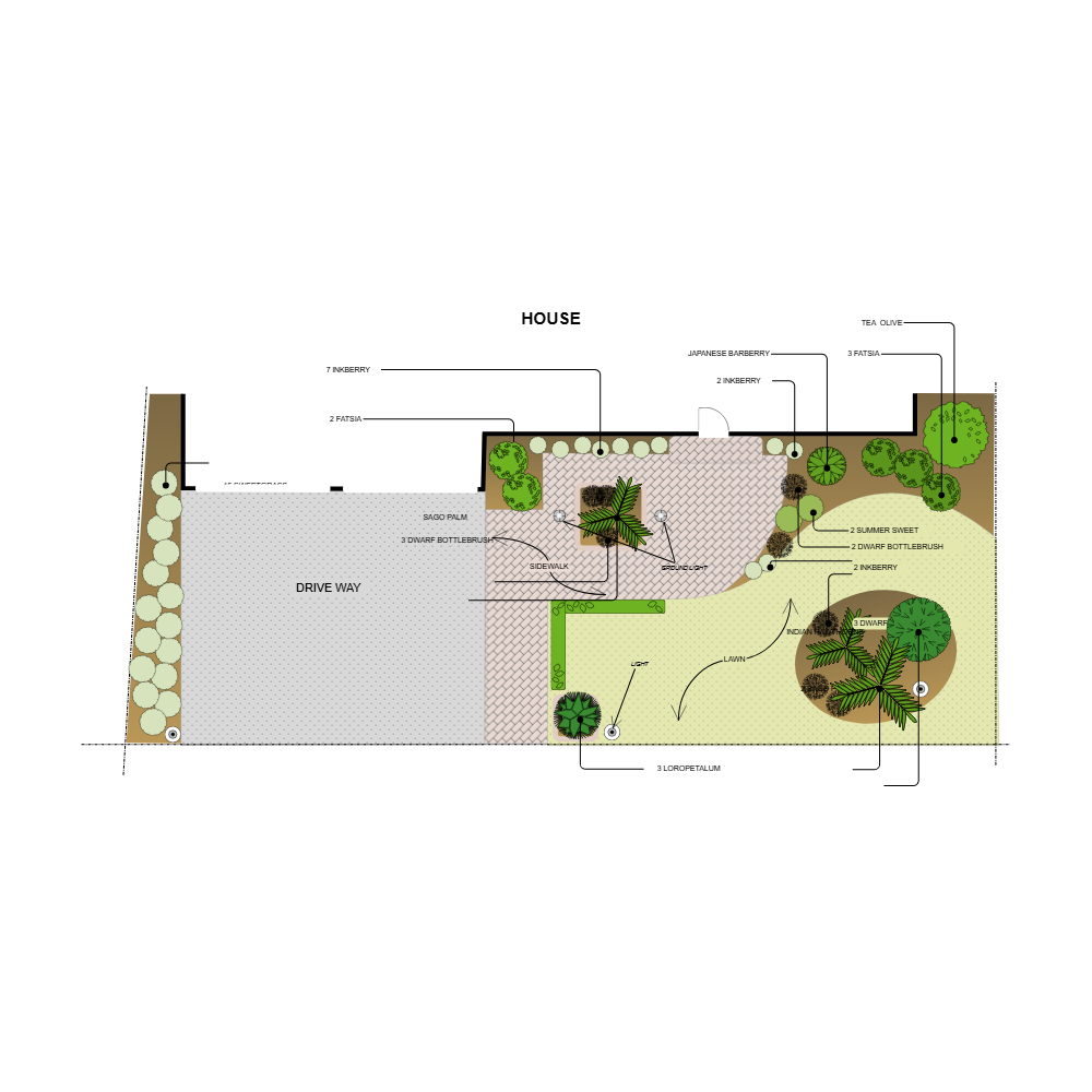 Example Image: Front Yard Landscape Design
